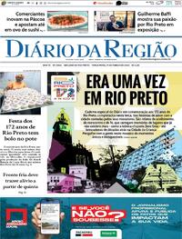 Capa do jornal Diário da Região 19/03/2024