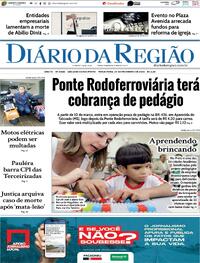 Capa do jornal Diário da Região 20/02/2024