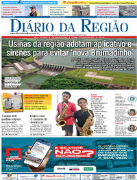Capa do jornal Diário da Região 21/01/2024
