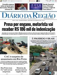 Capa do jornal Diário da Região 22/02/2024