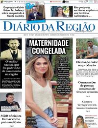 Capa do jornal Diário da Região 24/03/2024