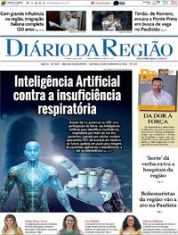 Capa do jornal Diário da Região 25/02/2024