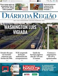 Capa do jornal Diário da Região 25/04/2024
