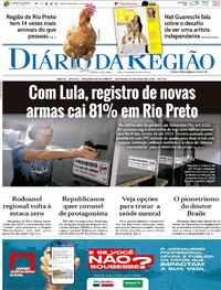Capa do jornal Diário da Região 26/05/2024