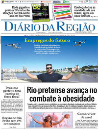 Capa do jornal Diário da Região 28/01/2024