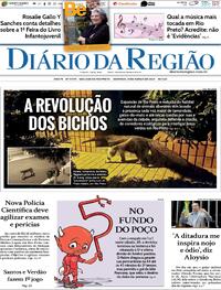 Capa do jornal Diário da Região 31/03/2024