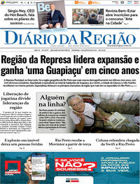 Capa do jornal Diário da Região 01/06/2025