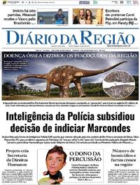 Capa do jornal Diário da Região 02/08/2025