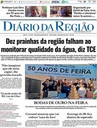 Capa do jornal Diário da Região 03/06/2025