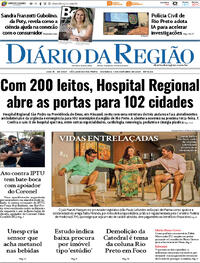 Capa do jornal Diário da Região 05/10/2025