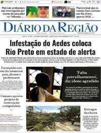 Capa do jornal Diário da Região 05/11/2025