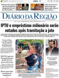 Capa do jornal Diário da Região 06/09/2025