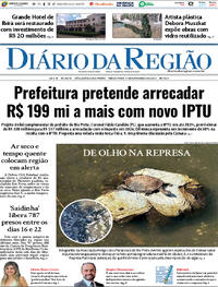 Capa do jornal Diário da Região 09/09/2025