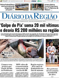 Capa do jornal Diário da Região 09/12/2025