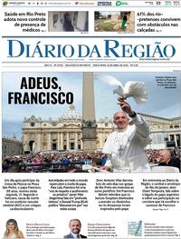 Capa Diário da Região 22/04/2025