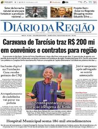 Capa do jornal Diário da Região 22/10/2025