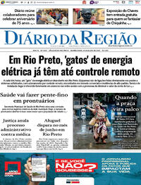 Capa do jornal Diário da Região 24/07/2025