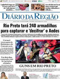 Capa do jornal Diário da Região 25/11/2025
