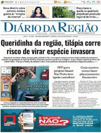 Capa do jornal Diário da Região 26/10/2025