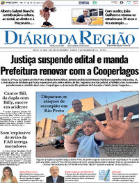 Capa do jornal Diário da Região 27/09/2025