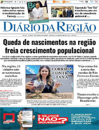Capa do jornal Diário da Região 28/09/2025