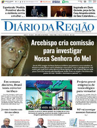 Capa do jornal Diário da Região 29/07/2025