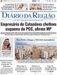 Capa do jornal Diário da Região 30/08/2025