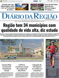 Capa do jornal Diário da Região 31/05/2025