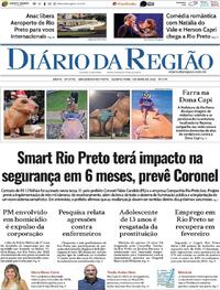 Capa do jornal Diário da Região 01/04/2026