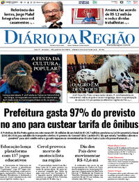 Capa Diário da Região 01/08/2026