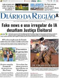 Capa Jornal Diário da Região