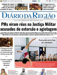Capa do jornal Diário da Região 02/05/2026
