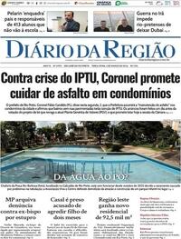 Capa do jornal Diário da Região 03/03/2026