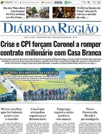 Capa do jornal Diário da Região 05/05/2026
