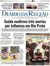 Capa do jornal Diário da Região 06/05/2026
