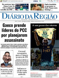 Capa do jornal Diário da Região 09/05/2026