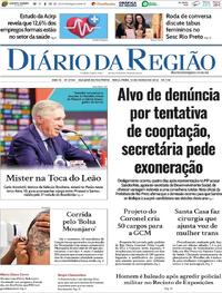 Capa do jornal Diário da Região 10/03/2026