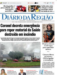 Capa do jornal Diário da Região 11/02/2026