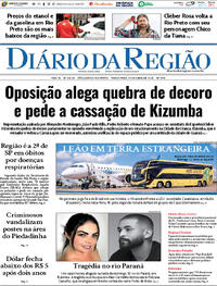 Capa do jornal Diário da Região 14/04/2026