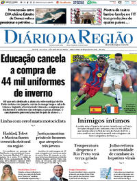 Capa Diário da Região 14/07/2026