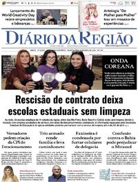 Capa do jornal Diário da Região 15/04/2026