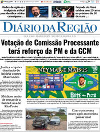 Capa do jornal Diário da Região 19/05/2026