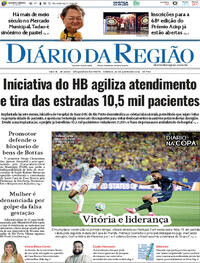 Capa Diário da Região 20/06/2026