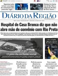 Capa do jornal Diário da Região 21/05/2026