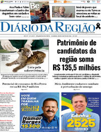 Capa Jornal Diário da Região
