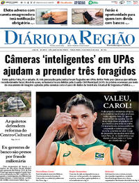 Capa do jornal Diário da Região 24/03/2026
