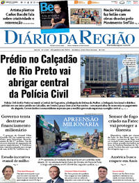 Capa do jornal Diário da Região 24/05/2026