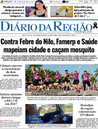 Capa Diário da Região 26/08/2026