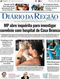 Capa do jornal Diário da Região 28/05/2026