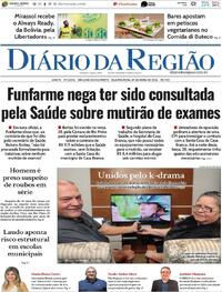 Capa do jornal Diário da Região 29/04/2026